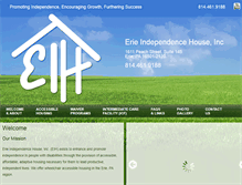 Tablet Screenshot of erieindependencehouse.org